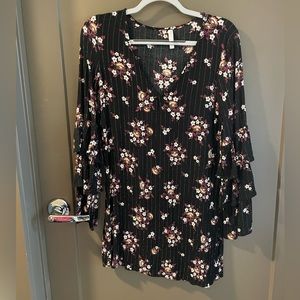 Sparkly v-neck dress